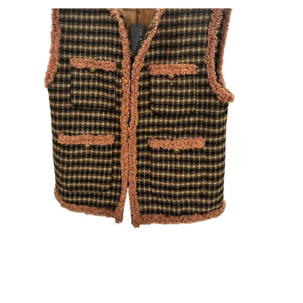 NEW CURRENT AIR stella vest in brown